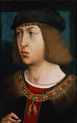 Filip I Hiszpański (1478-1506), syn Maksymiliana I (1459-1519) i Marii Burgundzkiej (1457-82), 1500 (panel)